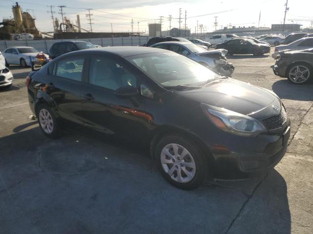 KNADM4A32D6118704 - 2013 KIA RIO LX BLACK photo 4