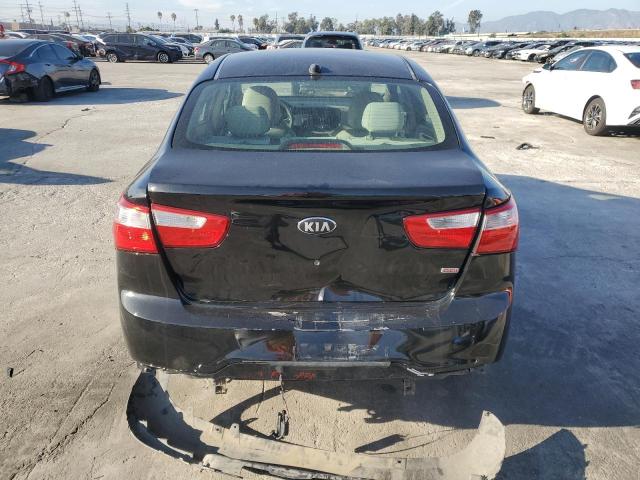 KNADM4A32D6118704 - 2013 KIA RIO LX BLACK photo 6