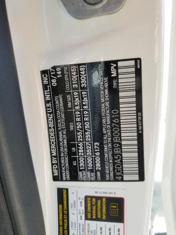 4JGDA5JB9JB007610 - 2018 MERCEDES-BENZ GLE 350 WHITE photo 13