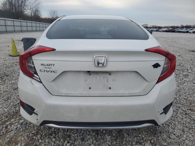 19XFC2F68KE005451 - 2019 HONDA CIVIC LX WHITE photo 6