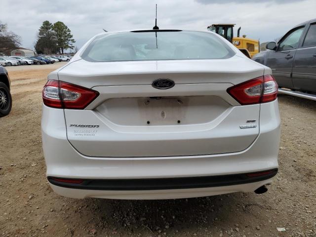 3FA6P0HD3ER315563 - 2014 FORD FUSION SE WHITE photo 6