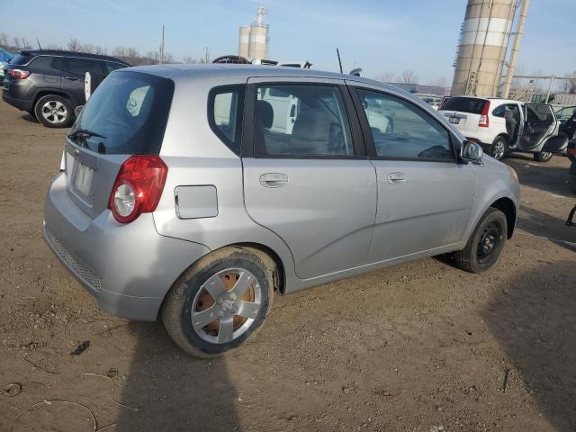 KL1TD6DE1AB136189 - 2010 CHEVROLET AVEO LS SILVER photo 3