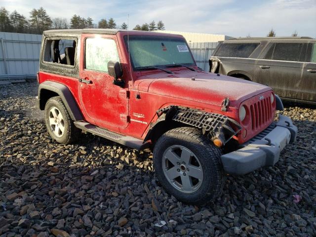 1J4AA5D18BL636064 - 2011 JEEP WRANGLER SAHARA RED photo 4