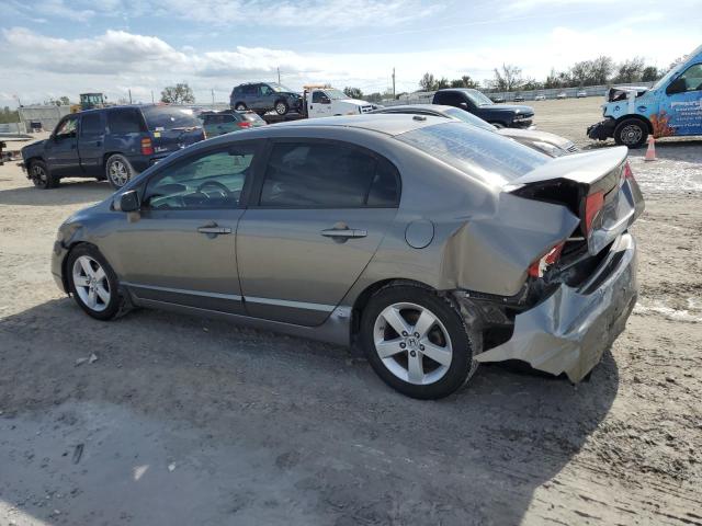 1HGFA16808L096069 - 2008 HONDA CIVIC EX GRAY photo 2