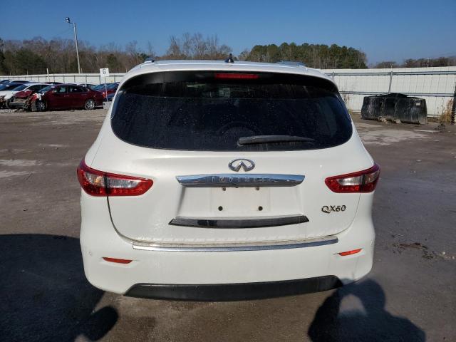 5N1AL0MN5EC541516 - 2014 INFINITI QX60 WHITE photo 6