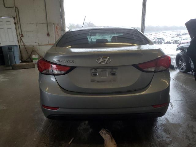 KMHDH4AE4FU279381 - 2015 HYUNDAI ELANTRA SE SILVER photo 6