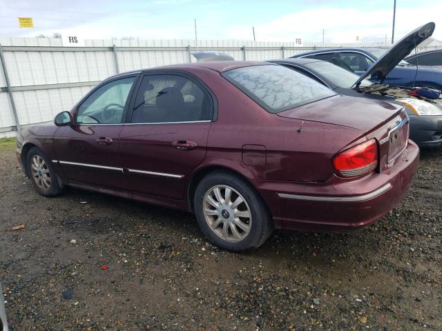 KMHWF35H94A987072 - 2004 HYUNDAI SONATA GLS RED photo 2