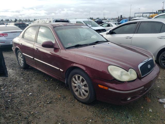 KMHWF35H94A987072 - 2004 HYUNDAI SONATA GLS RED photo 4