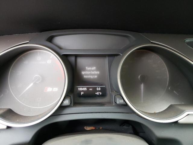 WAUVGAFH0DN006861 - 2013 AUDI S5 PRESTIGE GRAY photo 9