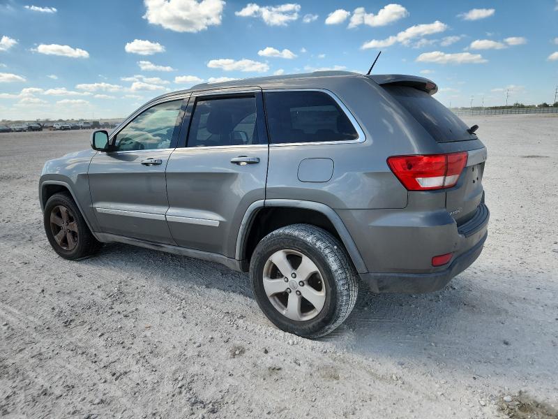 1C4RJEAG1CC125296 - 2012 JEEP GRAND CHEROKEE LAREDO GRAY photo 2