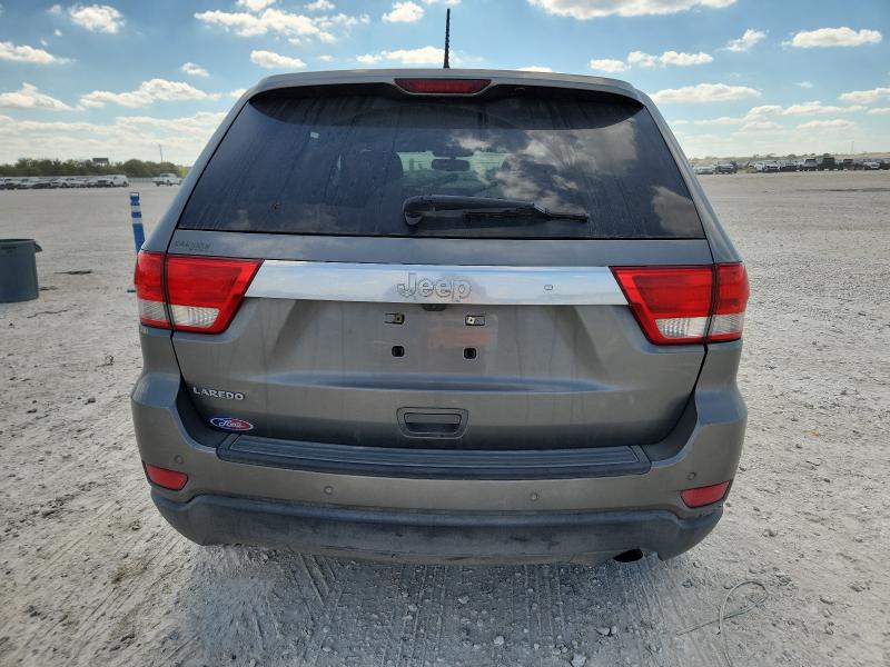 1C4RJEAG1CC125296 - 2012 JEEP GRAND CHEROKEE LAREDO GRAY photo 6