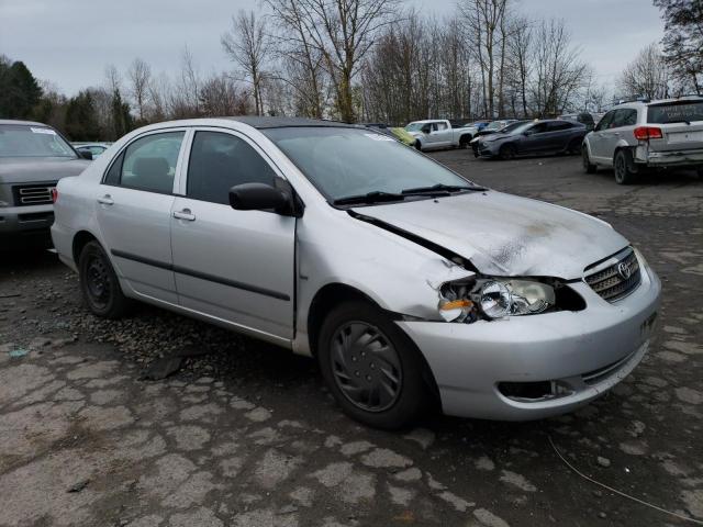 JTDBR32E470124341 - 2007 TOYOTA COROLLA CE SILVER photo 4