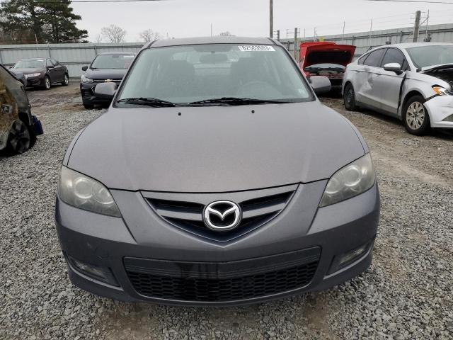 JM1BK323081802047 - 2008 MAZDA 3 S GRAY photo 5