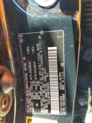 5TDJZRFH8KS996885 - 2019 TOYOTA HIGHLANDER SE Negro foto 13