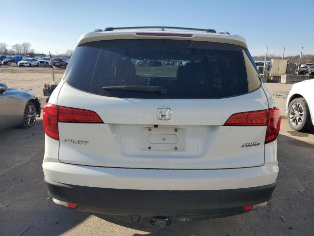 5FNYF6H54HB087404 - 2017 HONDA PILOT EXL WHITE photo 6