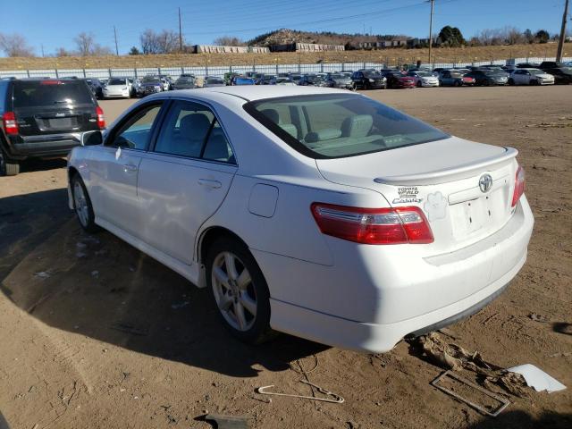 4T1BK46K79U587687 - 2009 TOYOTA CAMRY SE WHITE photo 2