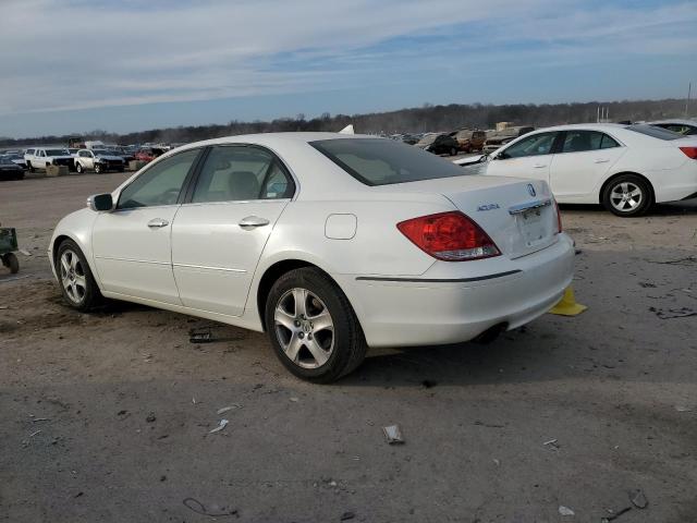 JH4KB16585C006614 - 2005 ACURA RL WHITE photo 2