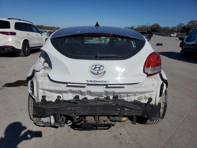 KMHTC6AD3HU320096 - 2017 HYUNDAI VELOSTER WHITE photo 6