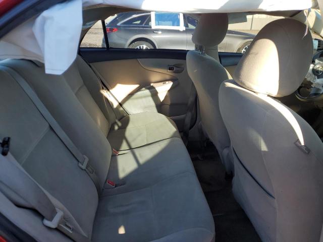 2T1BU4EEXBC704112 - 2011 TOYOTA COROLLA BASE RED photo 10
