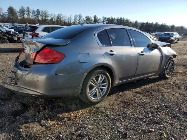 JN1CV6AR8DM767904 - 2013 INFINITI G37 GRAY photo 3