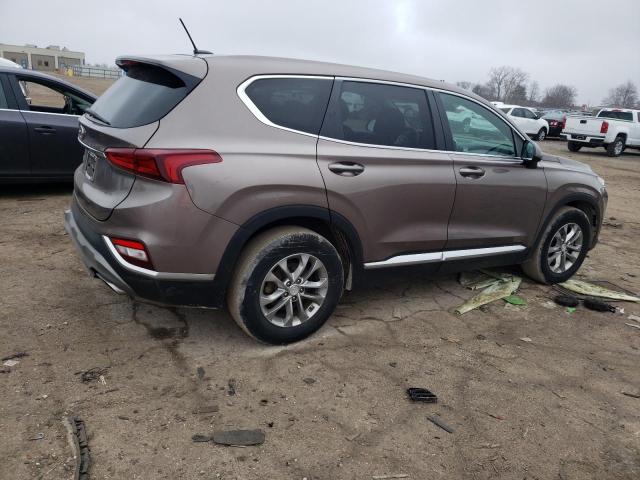 5NMS23AD3KH107388 - 2019 HYUNDAI SANTA FE SE BROWN photo 3