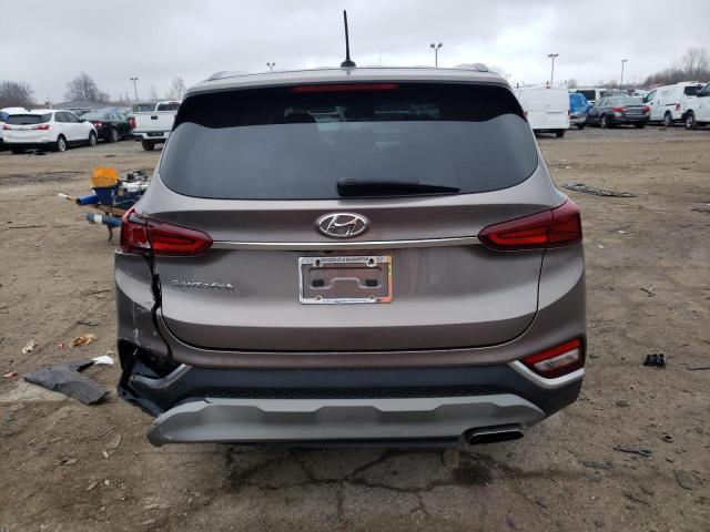 5NMS23AD3KH107388 - 2019 HYUNDAI SANTA FE SE BROWN photo 6