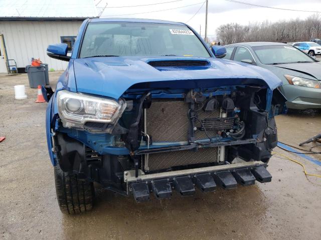 5TFDZ5BN3GX007703 - 2016 TOYOTA TACOMA DOUBLE CAB BLUE photo 5