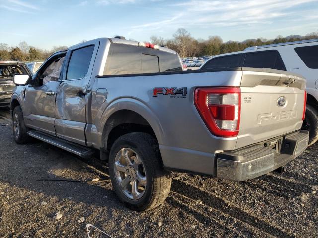 1FTFW1ED3NFA40278 - 2022 FORD F150 SUPERCREW SILVER photo 2