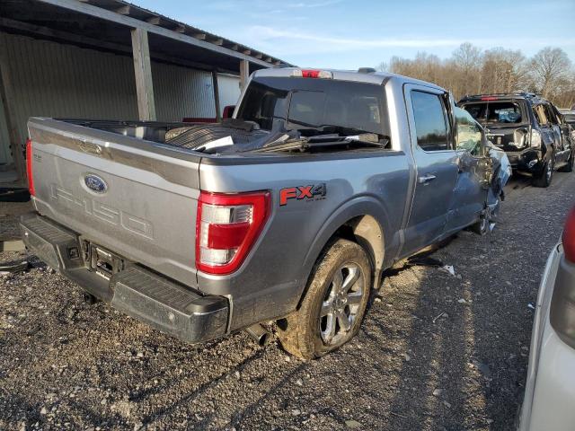 1FTFW1ED3NFA40278 - 2022 FORD F150 SUPERCREW SILVER photo 3