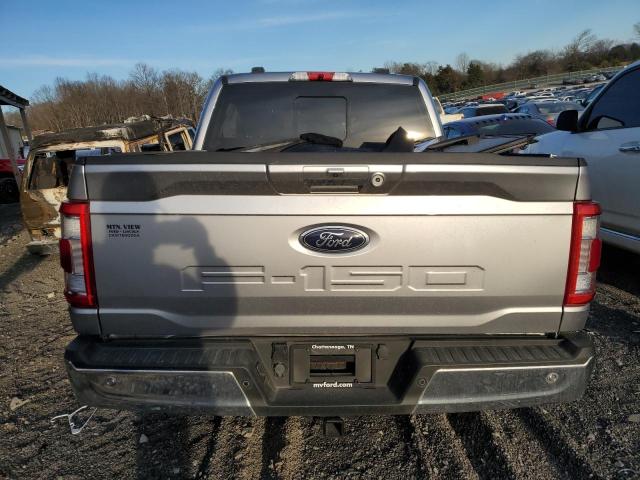 1FTFW1ED3NFA40278 - 2022 FORD F150 SUPERCREW SILVER photo 6