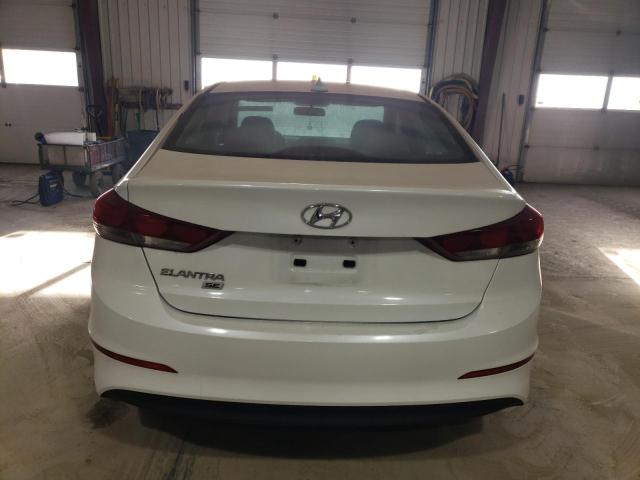 5NPD74LF8HH167497 - 2017 HYUNDAI ELANTRA SE WHITE photo 6