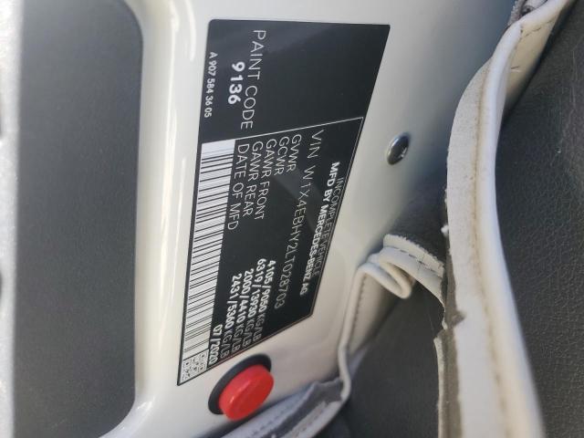 W1X4EBHY2LT028703 - 2021 MERCEDES-BENZ SPRINTER 2500 白色 照片 10