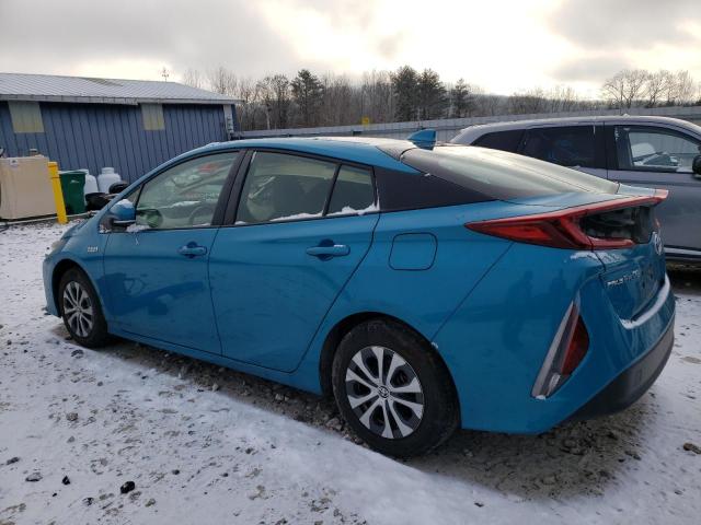 JTDKAMFP4M3177074 - 2021 TOYOTA PRIUS PRIM LE BLUE photo 2