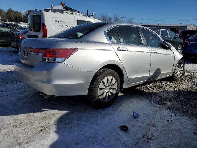 1HGCP2F30CA237108 - 2012 HONDA ACCORD LX SILVER photo 3