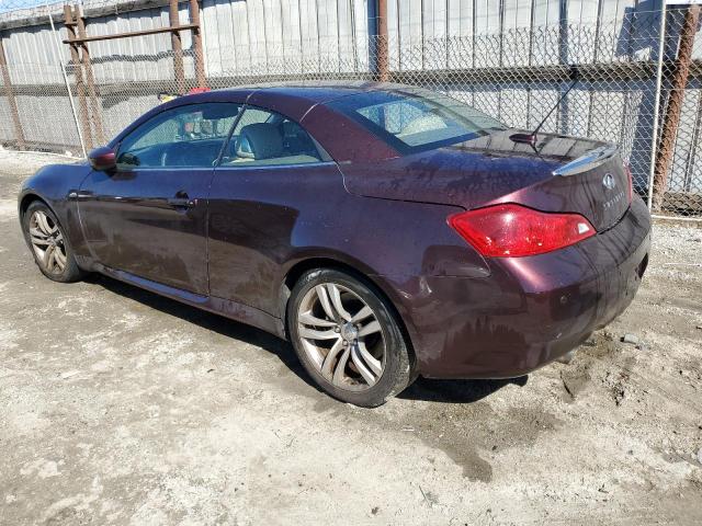 JN1CV6FE8AM352907 - 2010 INFINITI G37 BASE BURGUNDY photo 2