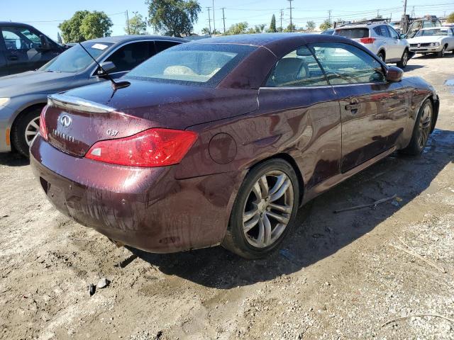 JN1CV6FE8AM352907 - 2010 INFINITI G37 BASE BURGUNDY photo 3