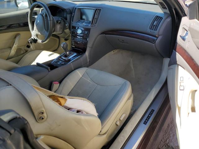 JN1CV6FE8AM352907 - 2010 INFINITI G37 BASE BURGUNDY photo 8