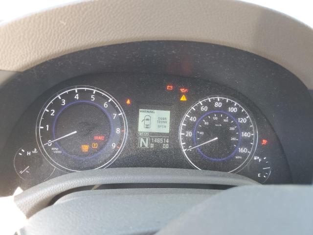 JN1CV6FE8AM352907 - 2010 INFINITI G37 BASE BURGUNDY photo 9