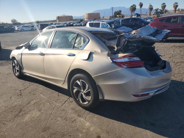 1HGCR2F3XGA222051 - 2016 HONDA ACCORD LX GOLD photo 2