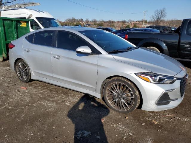 KMHD04LB3JU542267 - 2018 HYUNDAI ELANTRA SPORT SILVER photo 4