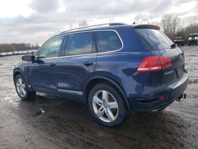 WVGEF9BP0DD007303 - 2013 VOLKSWAGEN TOUAREG V6 BLUE photo 2