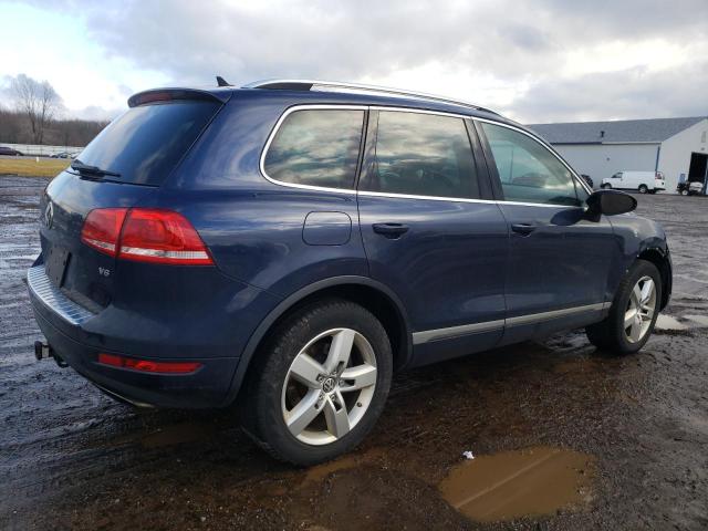 WVGEF9BP0DD007303 - 2013 VOLKSWAGEN TOUAREG V6 BLUE photo 3