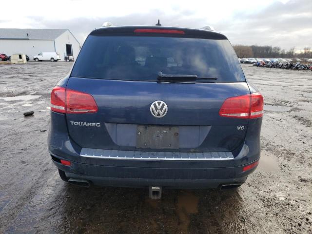 WVGEF9BP0DD007303 - 2013 VOLKSWAGEN TOUAREG V6 BLUE photo 6