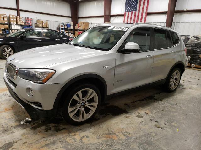 5UXWX9C59G0D89525 - 2016 BMW X3 XDRIVE28I SILVER photo 1