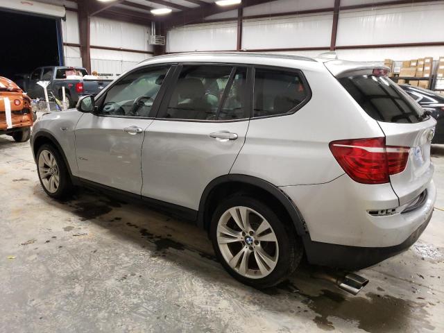 5UXWX9C59G0D89525 - 2016 BMW X3 XDRIVE28I SILVER photo 2