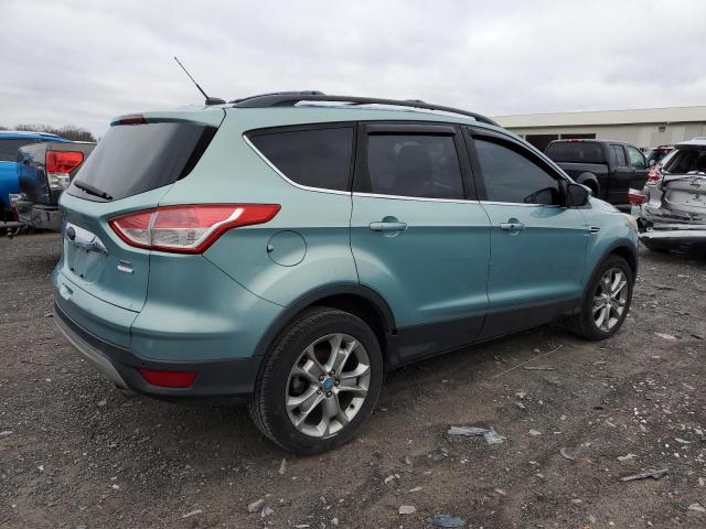 1FMCU9HX1DUB09861 - 2013 FORD ESCAPE SEL TEAL photo 3