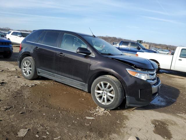 2FMDK3K98DBA51979 - 2013 FORD EDGE LIMITED BLACK photo 4