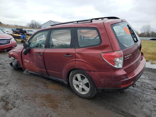 JF2SH6BC4AH785879 - 2010 SUBARU FORESTER XS RED photo 2