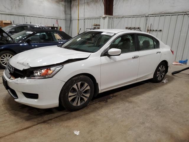 1HGCR2F35DA097925 - 2013 HONDA ACCORD LX WHITE photo 1