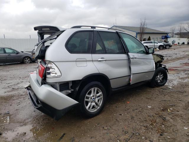 5UXFA13555LU49943 - 2005 BMW X5 3.0I SILVER photo 3